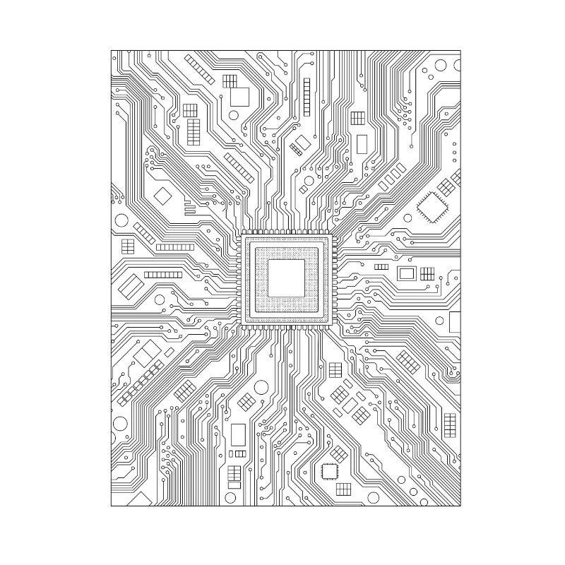 Circuit from the computer - board