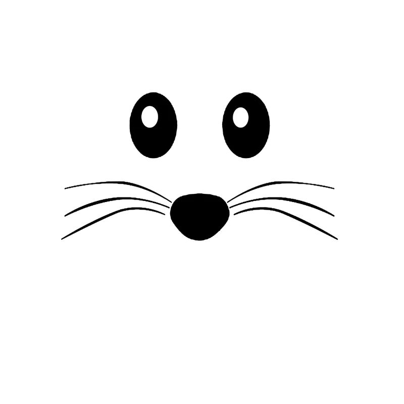 Cute Mouse Muzzle - Mice Face Gift Idea