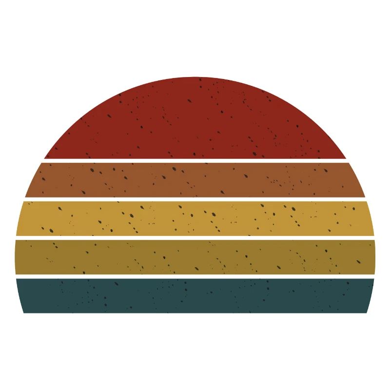 Retro Hintergrund Halbkreis