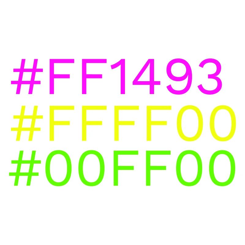Die Neon-Codes