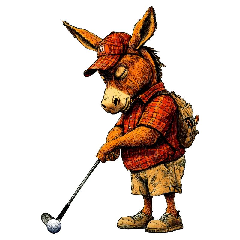 Âne de golf