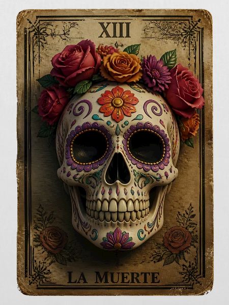Halloween Sugar Skull Sugarskull Tarot