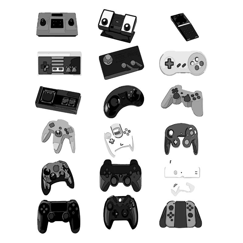 Games Console Controller Evolution