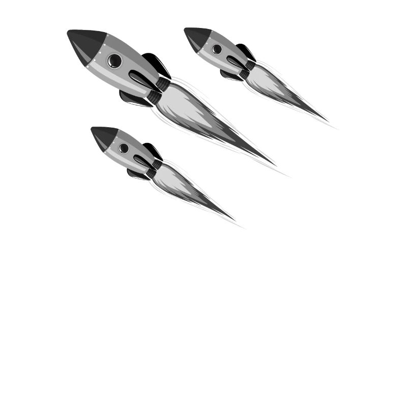 Idée de cadeau d'espace de voyage spatial fusée