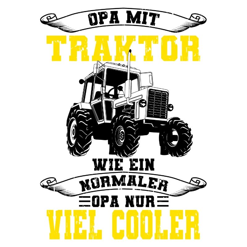 Opa Mit Traktor