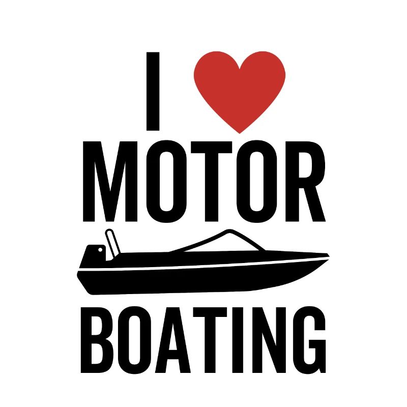 Ich liebe Motorbootfahren