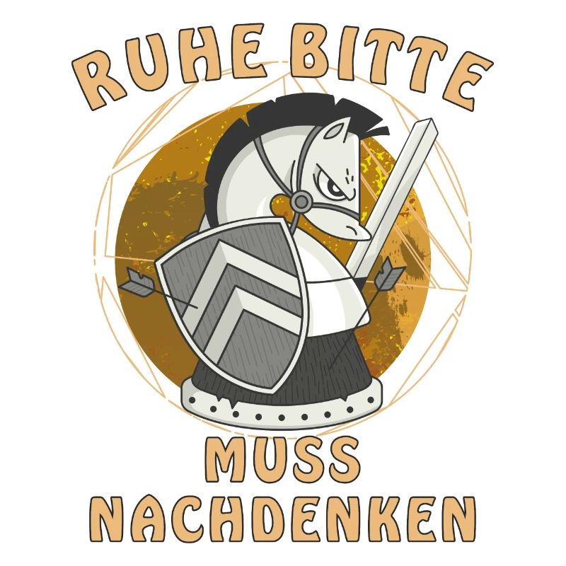 SCHACH RUHE BITTE MUSS NACHDENKEN