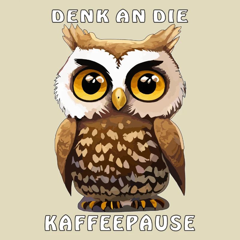 EULE KAFFEE DENK AN DIE KAFFEEPAUSE