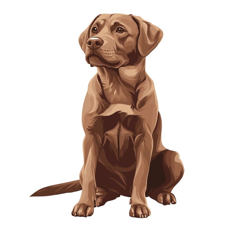 Brauner Labrador