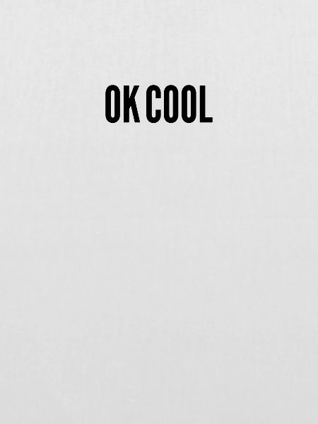OK COOL cooler Spruch