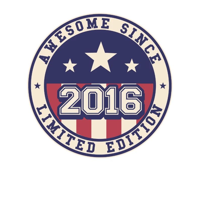 Awesome Since 2016 6e anniversaire
