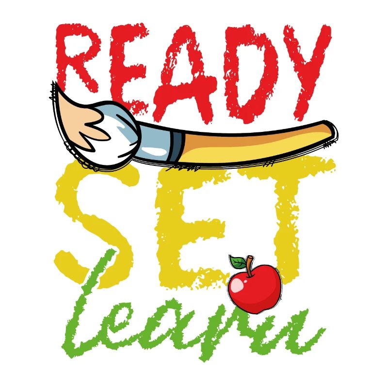 Ready-to-use learning set in white