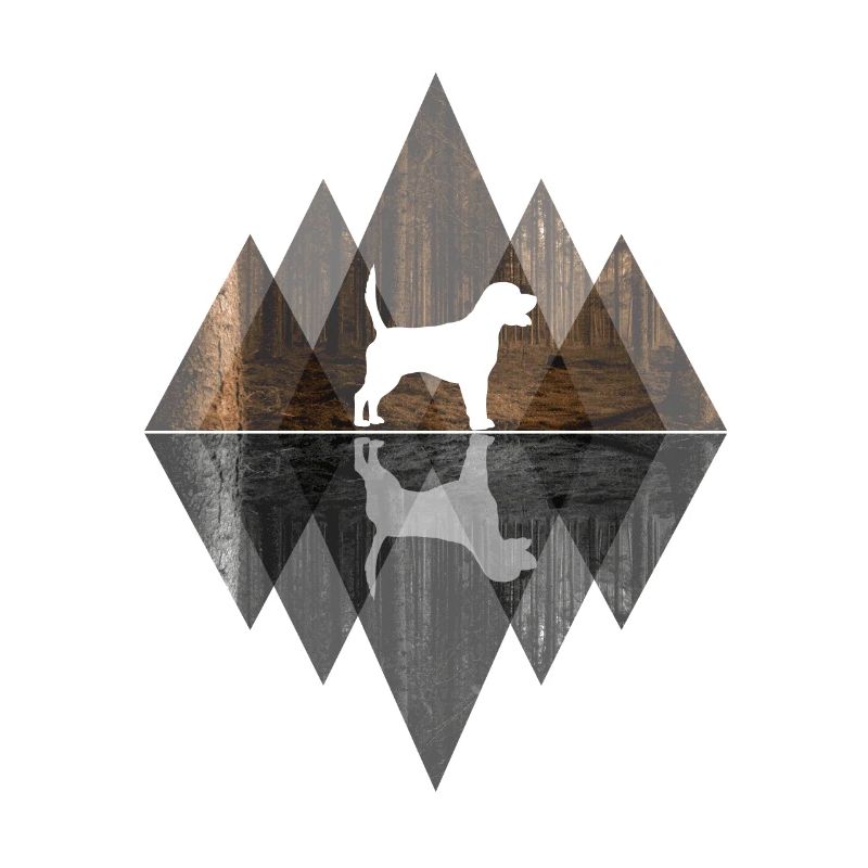 Beagle Abstract - Geometric