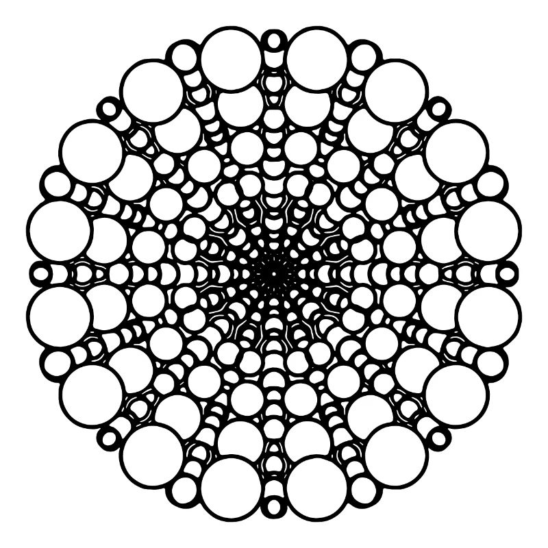 Geometric Mandala Circles Round Pattern Shape