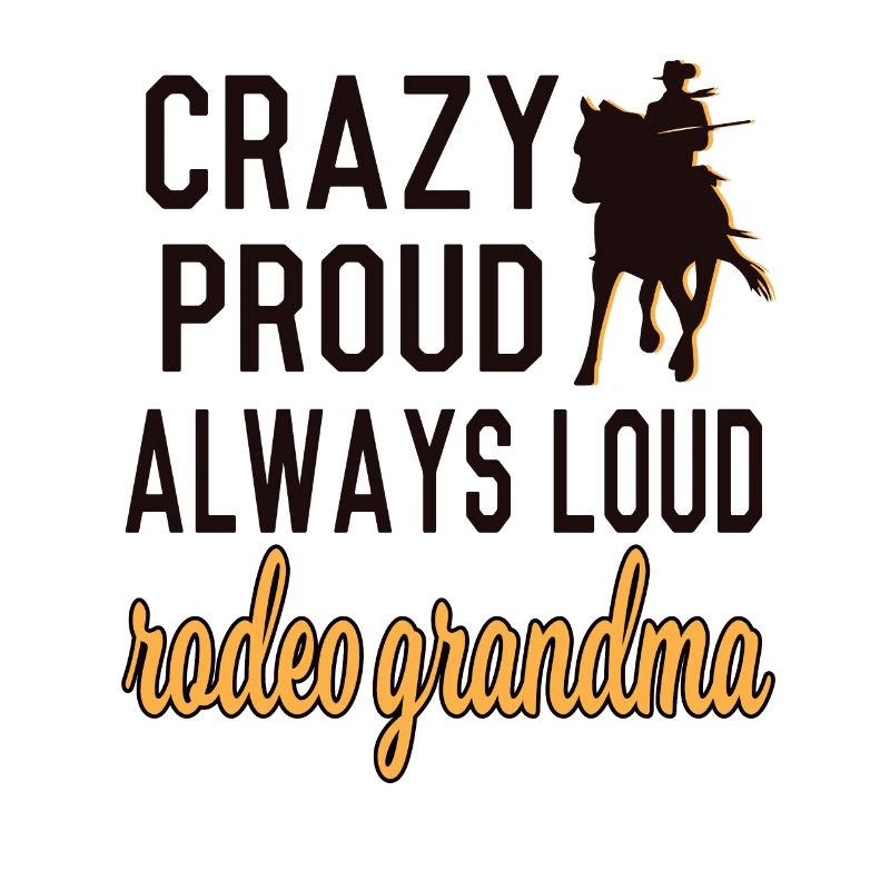 Stolze Rodeo Oma Rodeo-Reiter Großmutter Geschenk