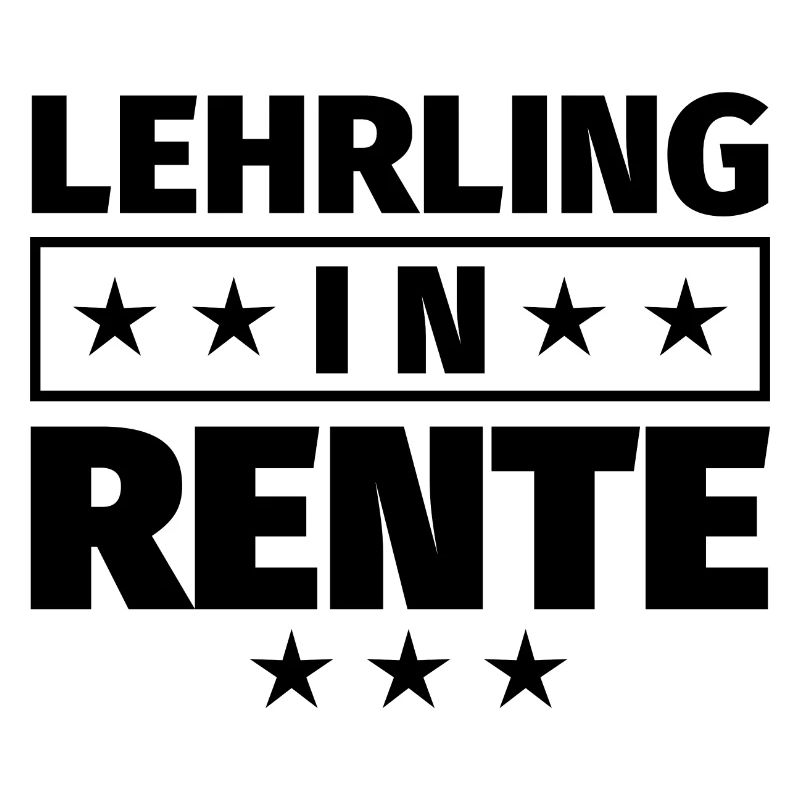 Lehrling in Rente Geschenke