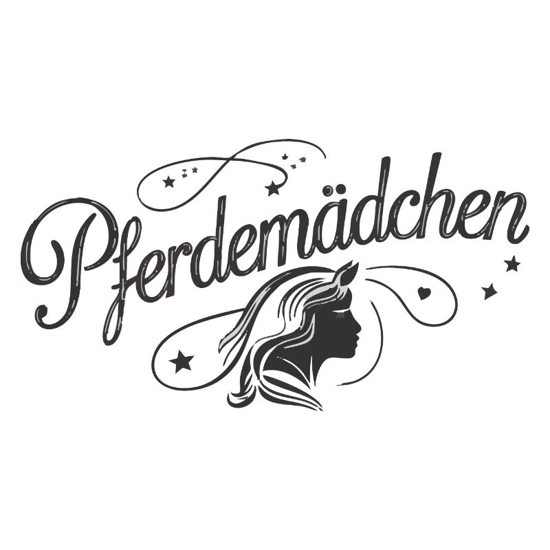 Pferdemädchen - Mädchen liebt Pferde