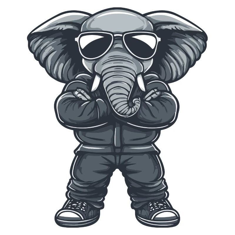 Elephant Comic Sunglasses