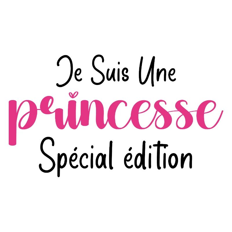 Ich bin eine einzigartige lustige weibliche Design-Prinzessin