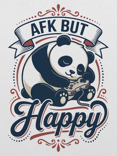 AFK Panda Happy Gaming-Design