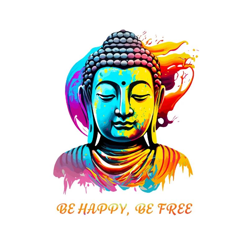 Buddha. Sei glücklich, sei frei