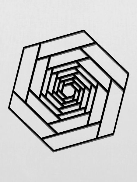 Hexagon infinite Design