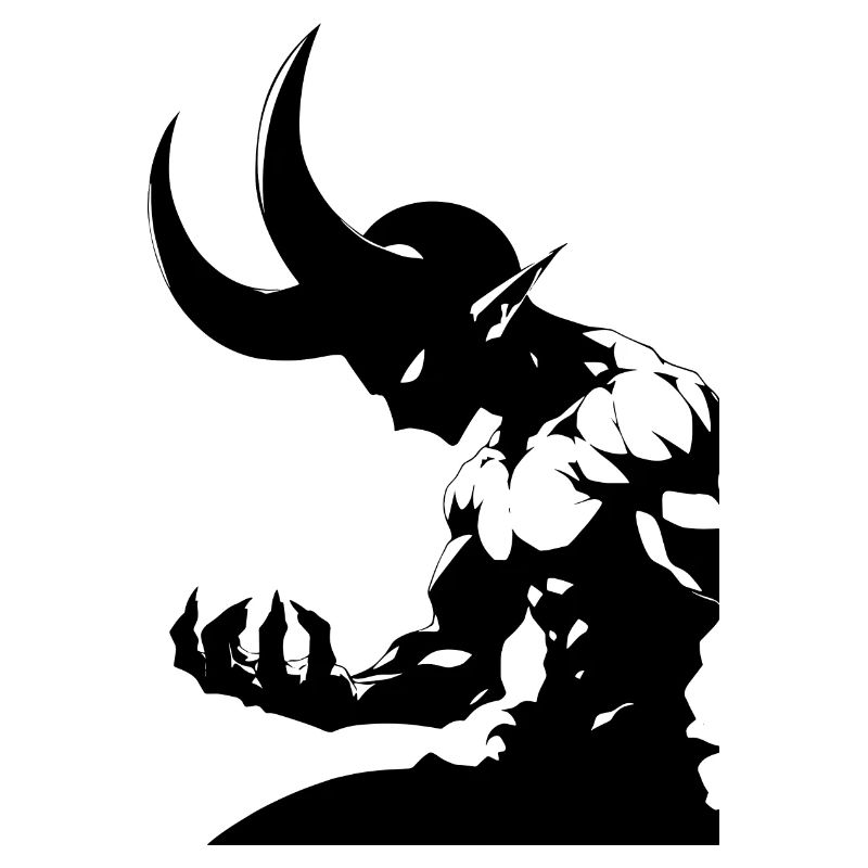 Anime Dämon BW