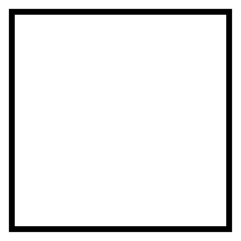 Math symbol - square