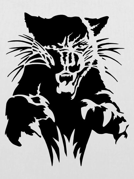 Panther im Angriff