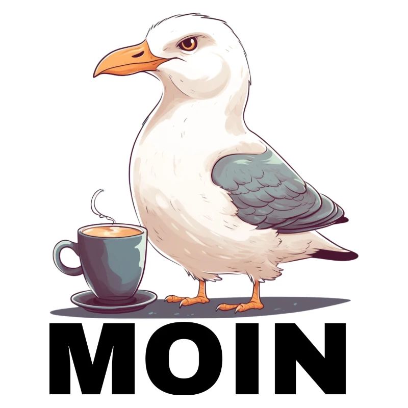 MOIN - Möwe mit Kaffee