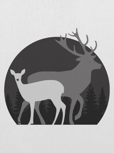 Jagd auf Hirschjäger Rehe