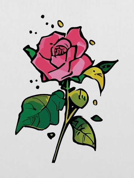 Eine hübsche Rose