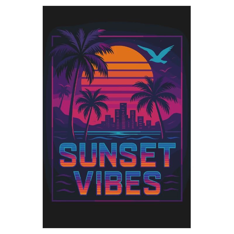 Sunset Vibes - Palm Trees