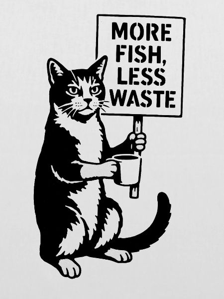 Mehr Fisch Weniger Abfall Katze