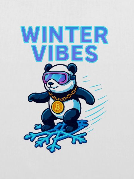 Winter Vibes Panda Neon