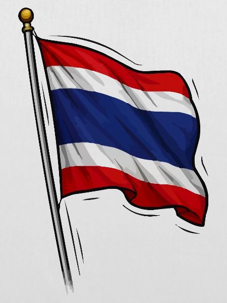 Thailand Fahne