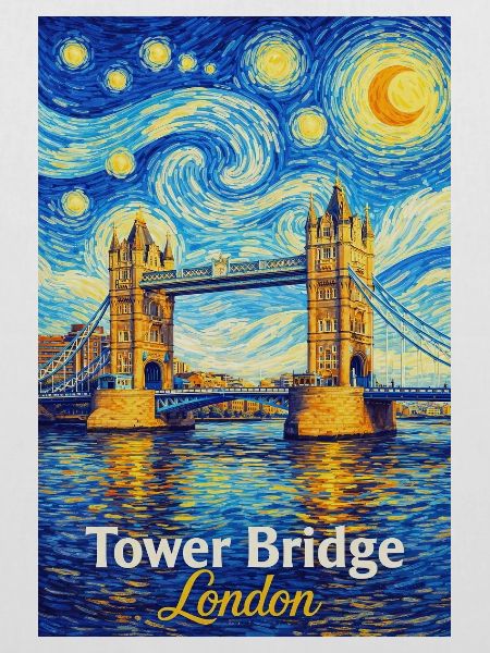 Tower Bridge London Sternenwirbel