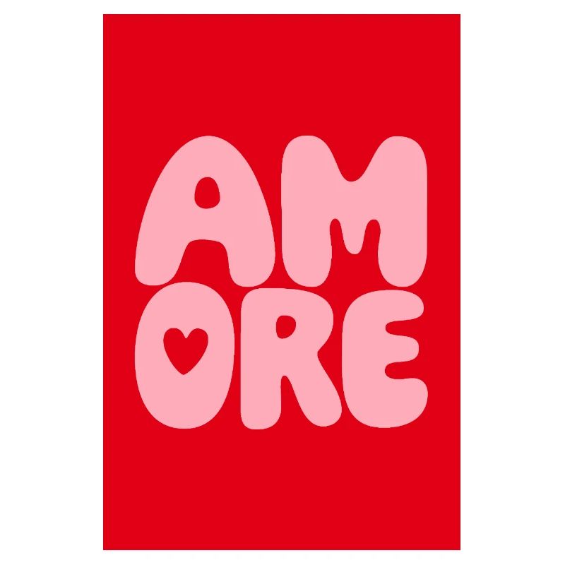 Amore Retro Bubblenschrift