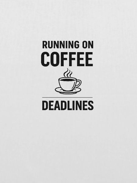 Running On Coffee And Deadlines