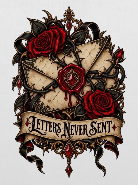 Nie verschickte Briefe: Gothic Rose Siegel