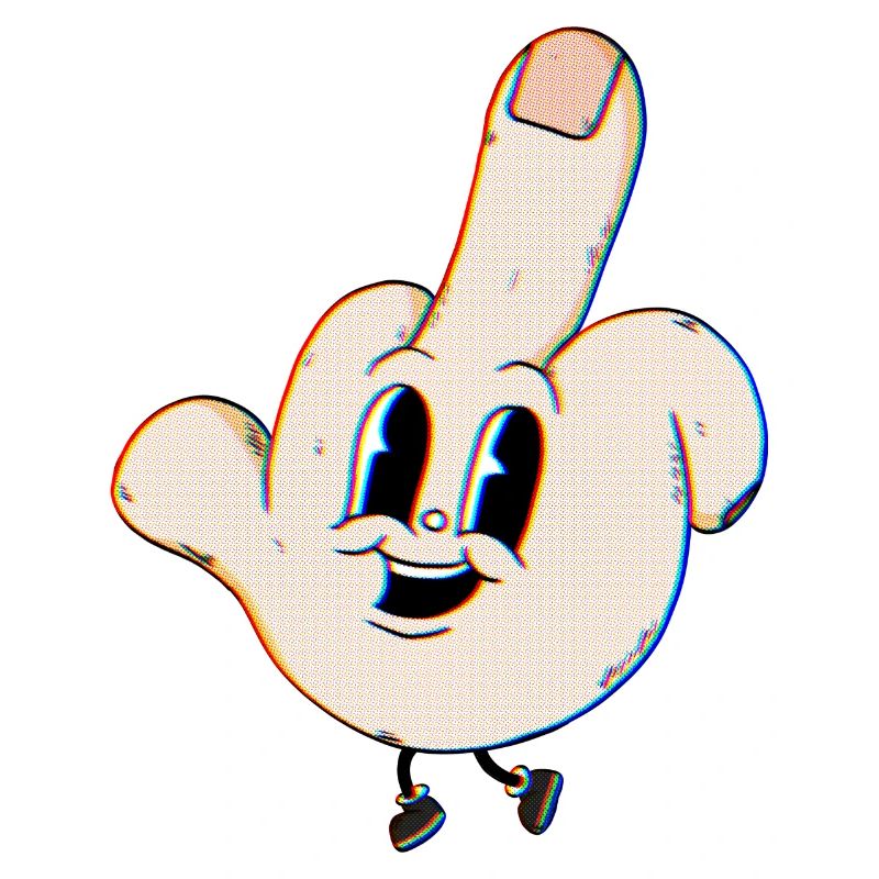 dancefly Mittelfinger