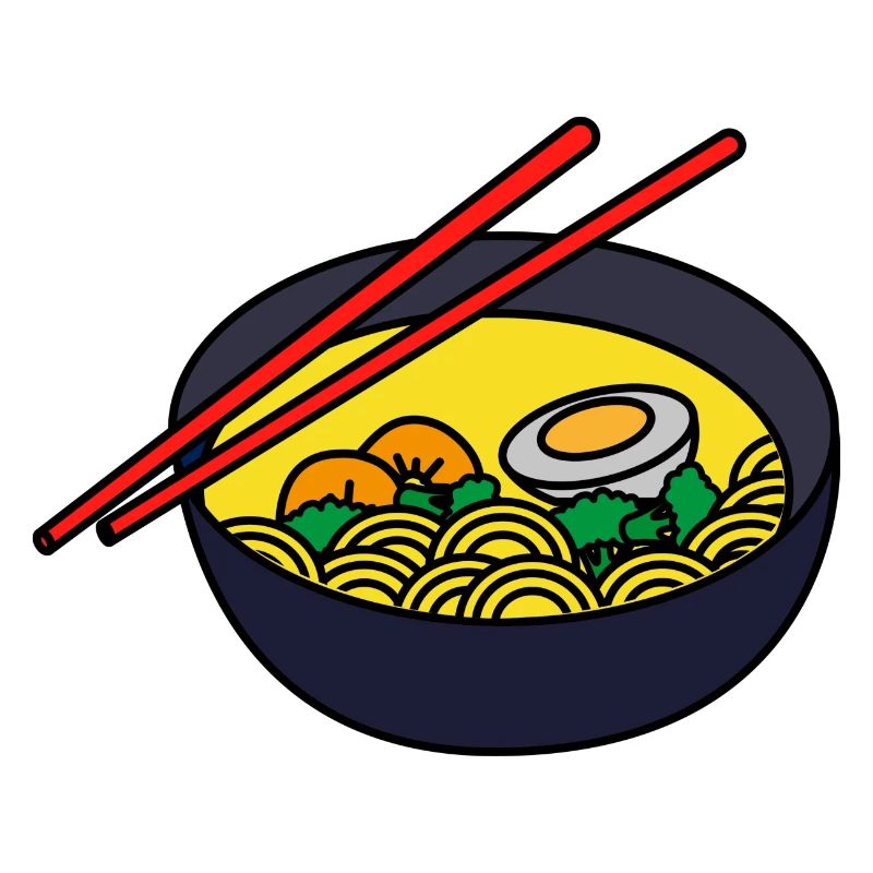 Ramen noodles large