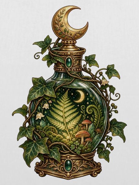 Mondschein Garten Elixierflasche