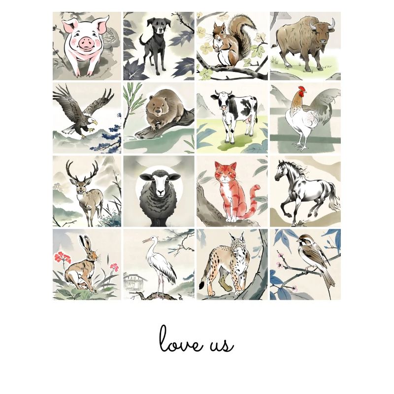 Liebe uns Collage