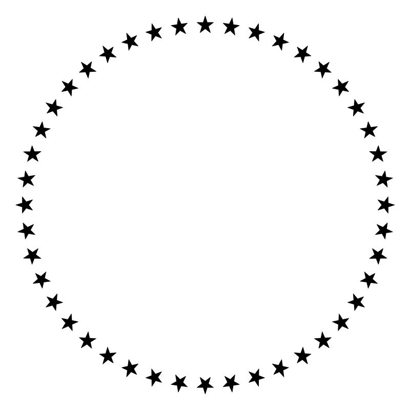 Sterne Kreis Geometrie