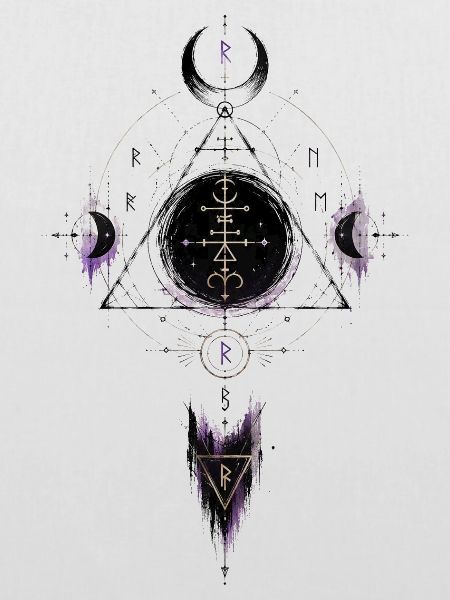 Mondsigilkreis der arkanen Geometrie