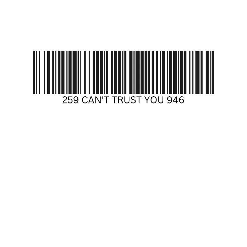 Ich kann dir nicht trauen - Barcode