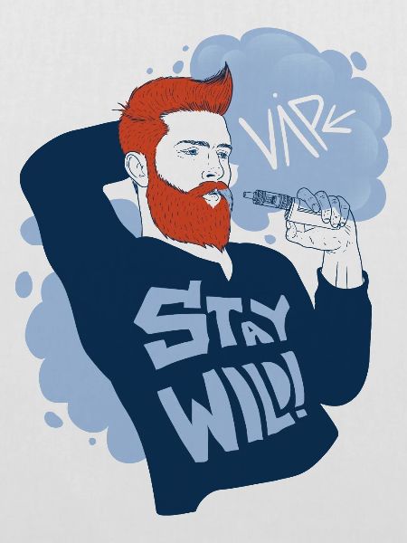 Vaperguy mit wildem Lifestyle