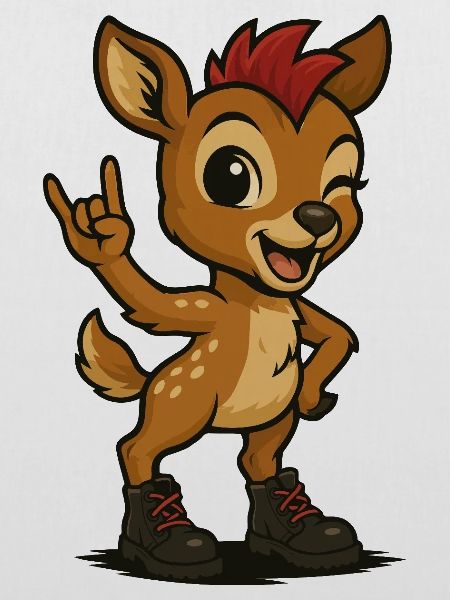 Punk Rock Rehkitz