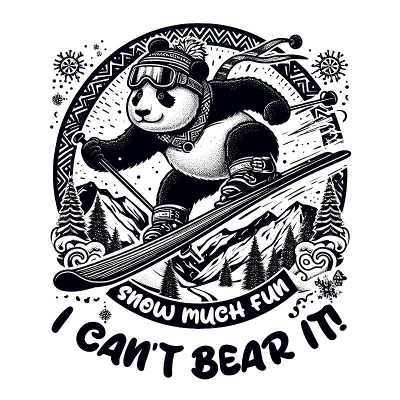 Powder Panda: Snow Much Fun, I Can't Bear It!
